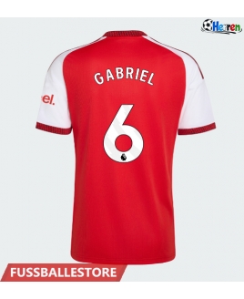 Günstige Arsenal Gabriel Magalhaes #6 Heimtrikot 2026-27 Kurzarm